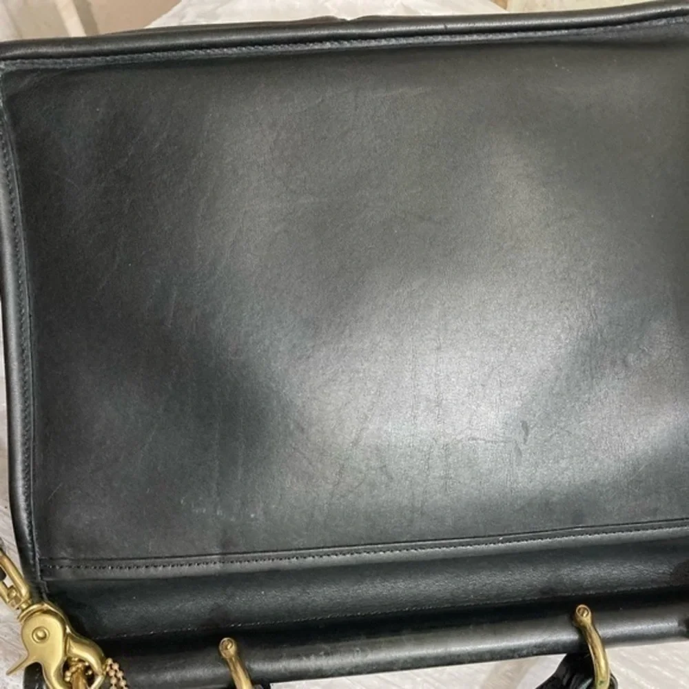 Coach black leather vintage Willis bag 1999 Costa Rica